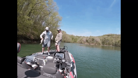 Dale Hollow Lake Putting in work on tournament day by Matthew Mattingly